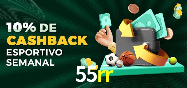 10% de bônus de cashback na 55rr